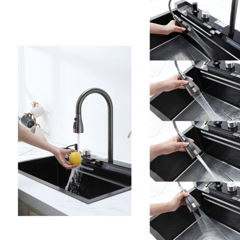 304 Stainless Steel Kitchen Sink – Durable & Noise-Reducing Design