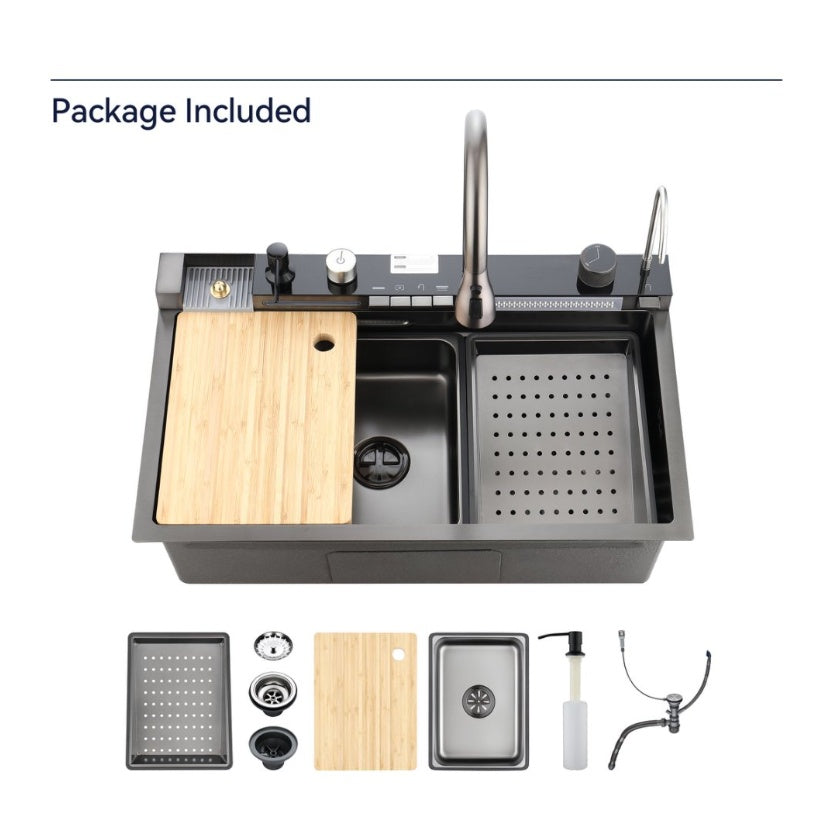 304 Stainless Steel Kitchen Sink – Durable & Noise-Reducing Design