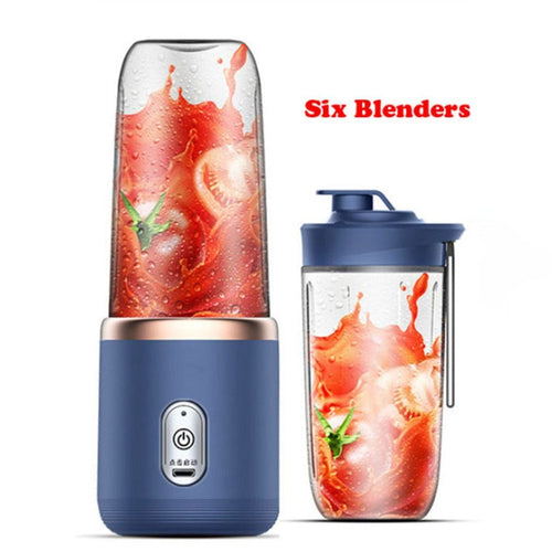 400ml 6-Blade Portable USB Blender – Powerful & Travel-Friendly