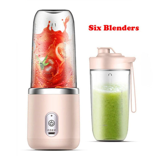 400ml 6-Blade Portable USB Blender – Powerful & Travel-Friendly
