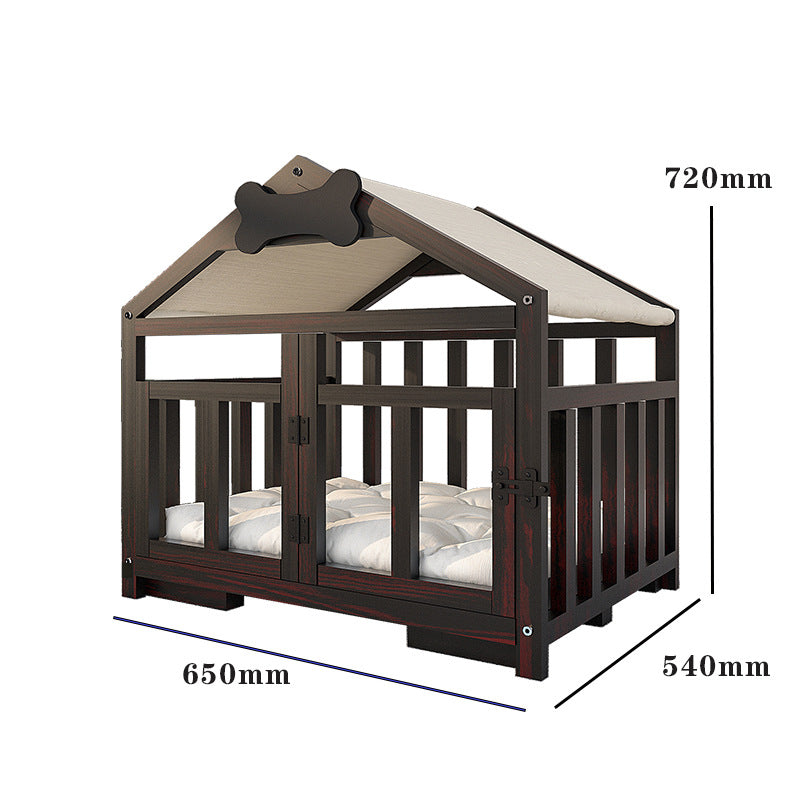 Indoor Solid Wood Doghouse