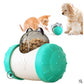 Wheeled Treat-Dispensing Interactive Toy for Dogs & Cats