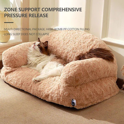 All-Season Non-Slip Plush Pet Sofa Bed