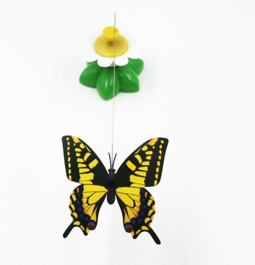 Electric Auto-Rotating Flower Toy for Cats