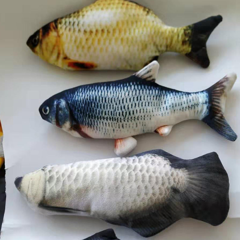 Electric Jumping Fish Simulation Toy for Cats