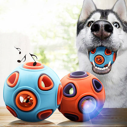Light-Up Squeaky Ball Toy for Dogs