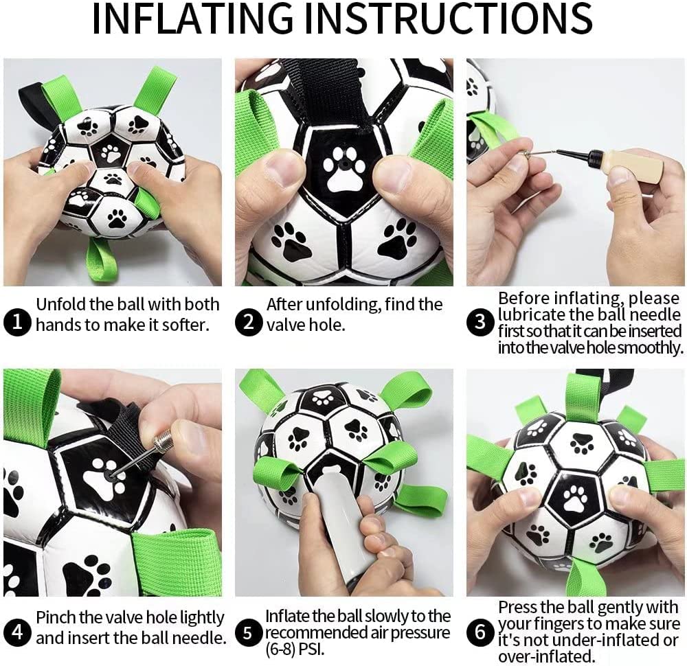 Inflatable Soccer Ball Training Toy for Large Dogs