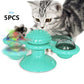 Rotating Windmill Scratch & Teeth Cleaning Toy for Cats