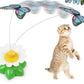Electric Auto-Rotating Flower Toy for Cats
