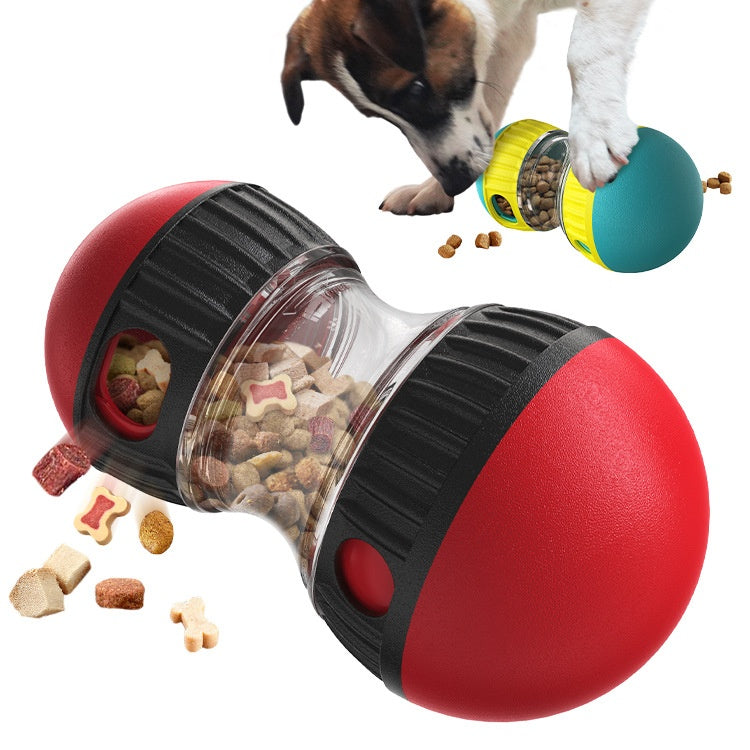 Slow-Feed Puzzle Tumbler Treat-Dispensing Toy for Dogs