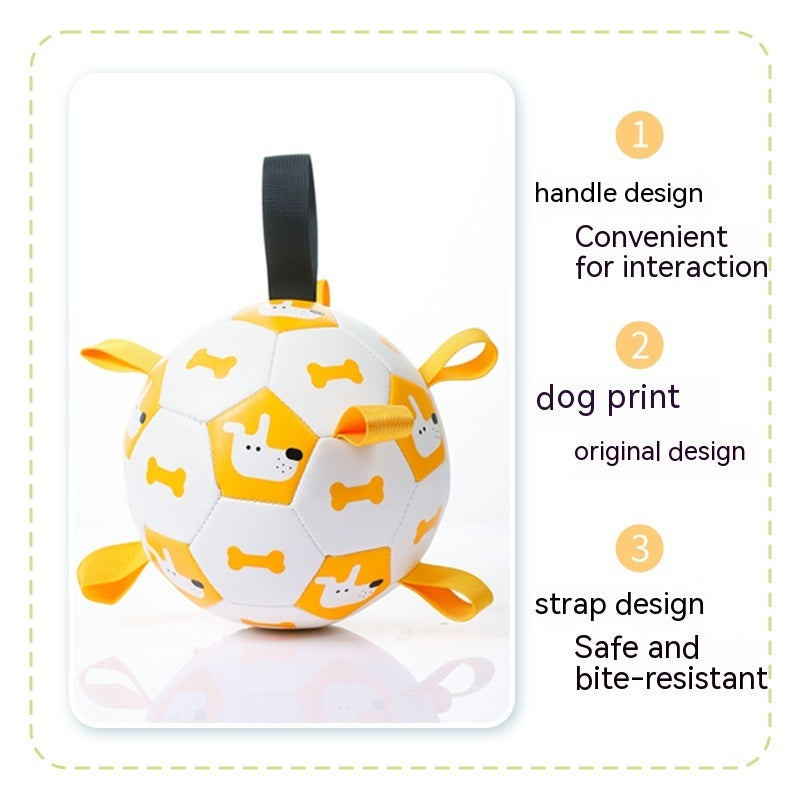 Outdoor Soccer Training Chew Ball for Dogs