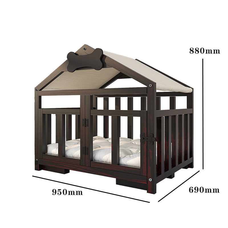 Indoor Solid Wood Doghouse