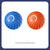 Bite-Resistant Rubber Ball Chew Toy for Dogs & Puppies