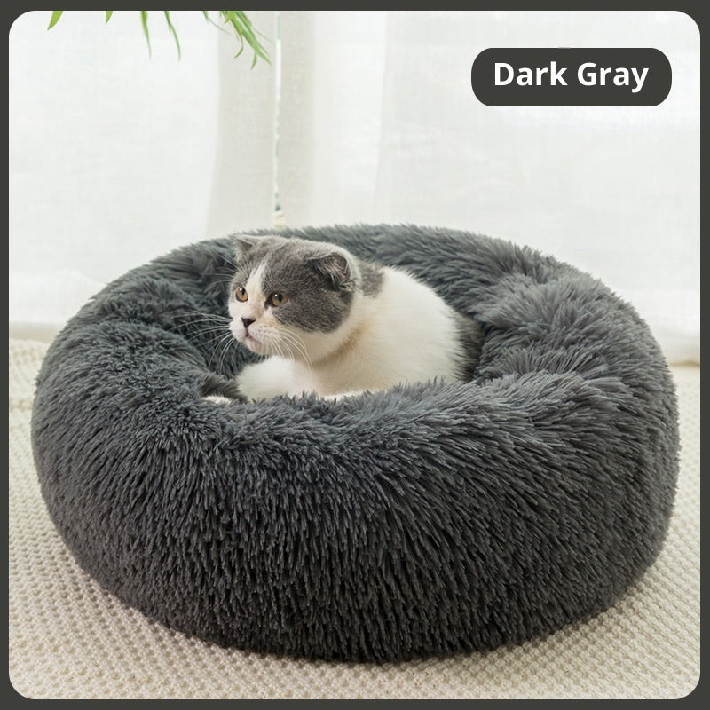 Plush Winter Warm Bed for Cats & Dogs
