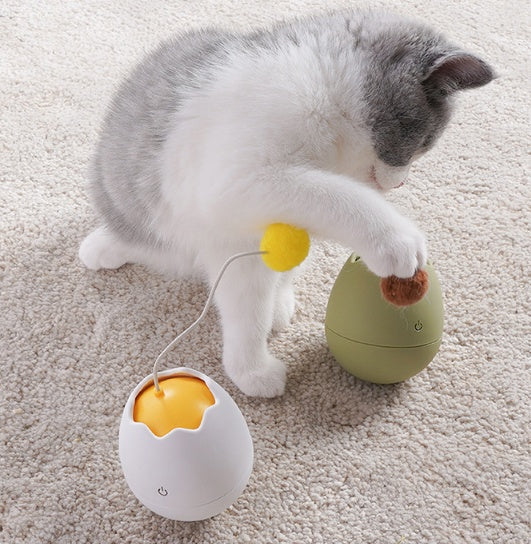Interactive Wand Teaser Toy for Cats