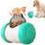Wheeled Treat-Dispensing Interactive Toy for Dogs & Cats