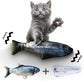 Electric Jumping Fish Simulation Toy for Cats
