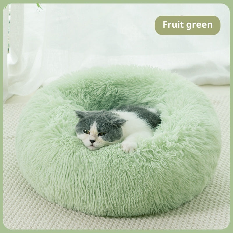 Plush Winter Warm Bed for Cats & Dogs