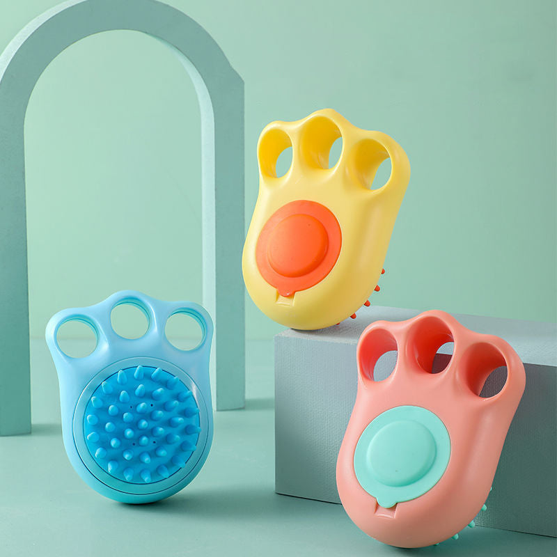 Massage Bath Brush & Grooming Comb for Cats & Dogs