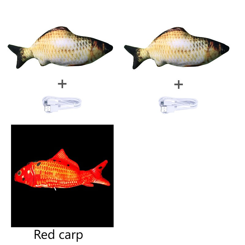 Electric Jumping Fish Simulation Toy for Cats