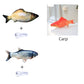 Electric Jumping Fish Simulation Toy for Cats