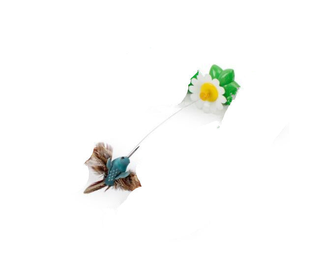Electric Auto-Rotating Flower Toy for Cats