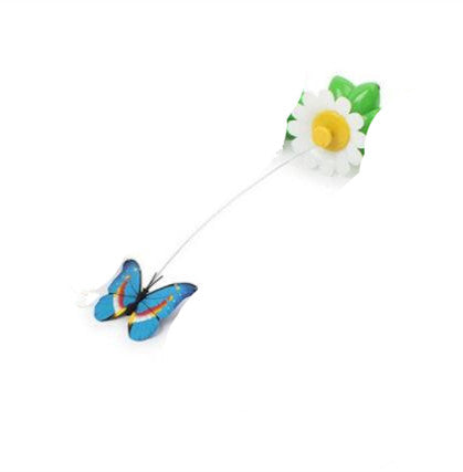Electric Auto-Rotating Flower Toy for Cats