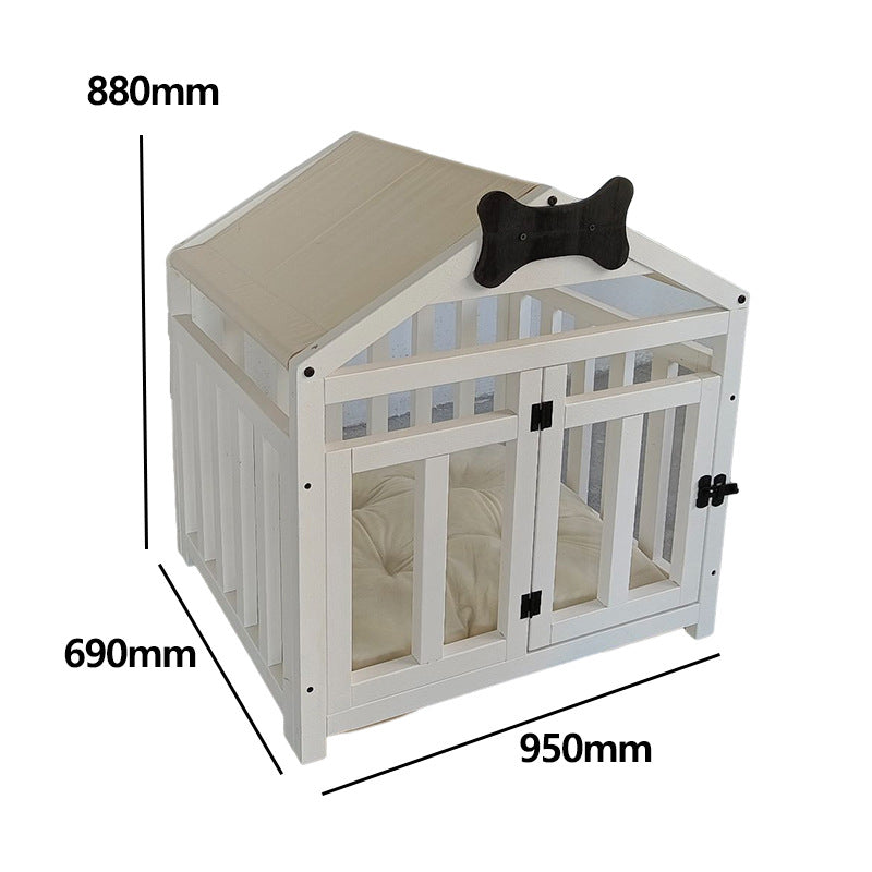 Indoor Solid Wood Doghouse