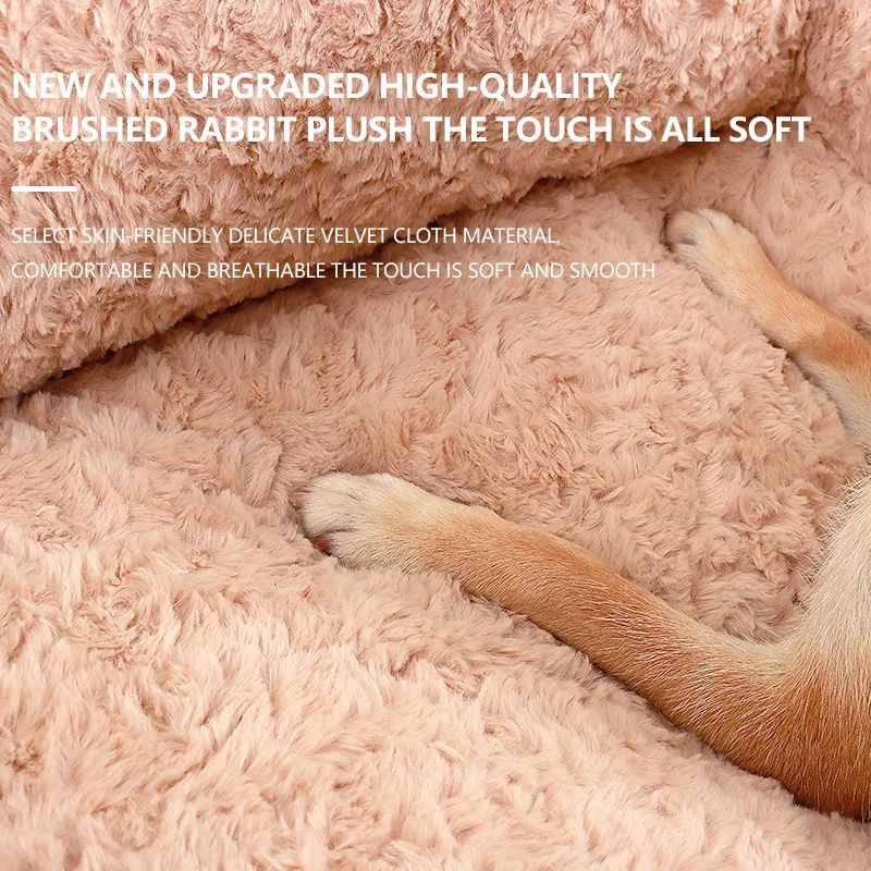 All-Season Non-Slip Plush Pet Sofa Bed