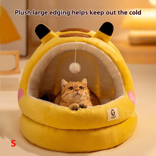 Enclosed Winter Warm Cat Nest