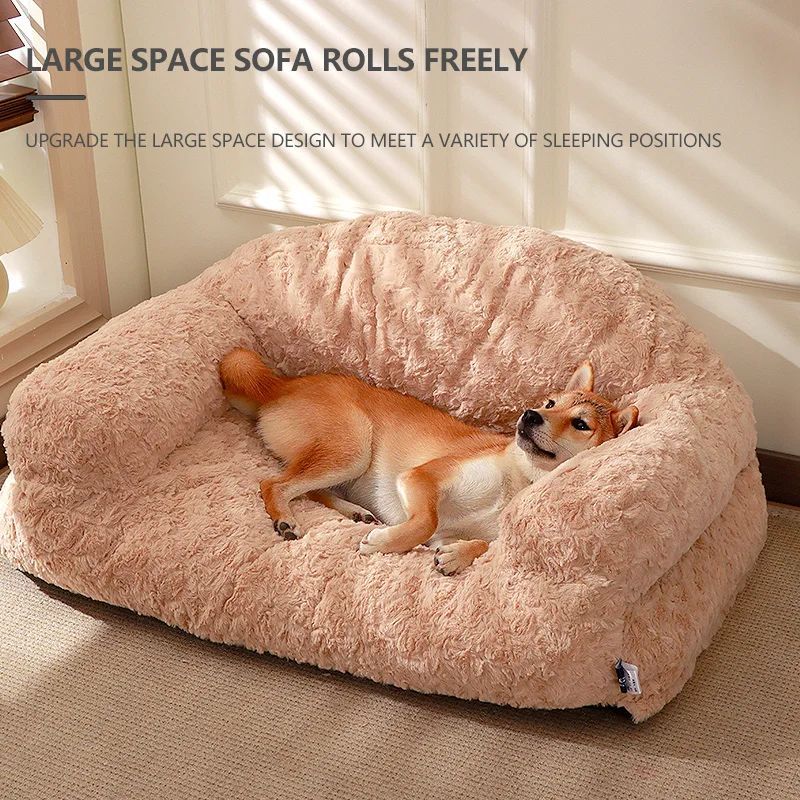 All-Season Non-Slip Plush Pet Sofa Bed
