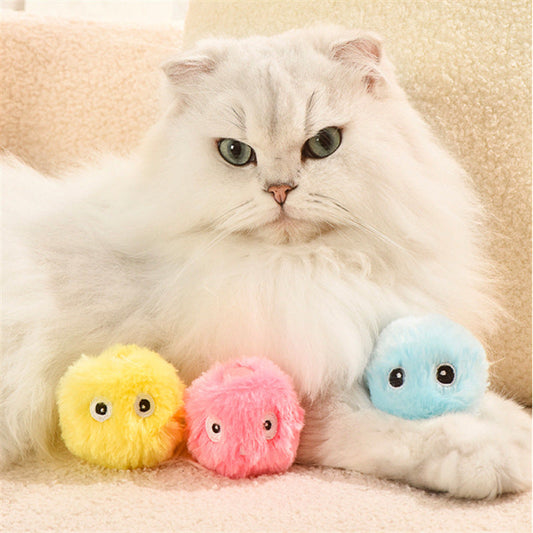 Light-Up Catnip Teaser Ball Toy for Cats & Dogs