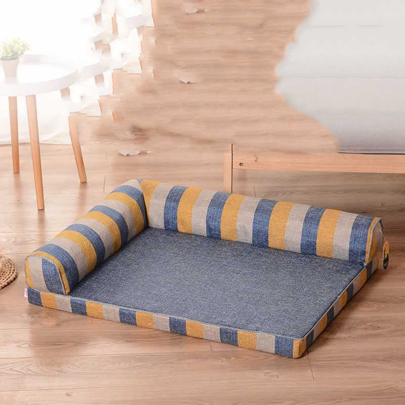 Scratch-Resistant Linen Dog Sofa Bed