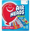 Airheads Peanut-Free Full-Size Chewy Candy Bars, Assorted Fruit Flavors, Bulk Candy Individually Wrapped, 60 Count Display Changemaker Box