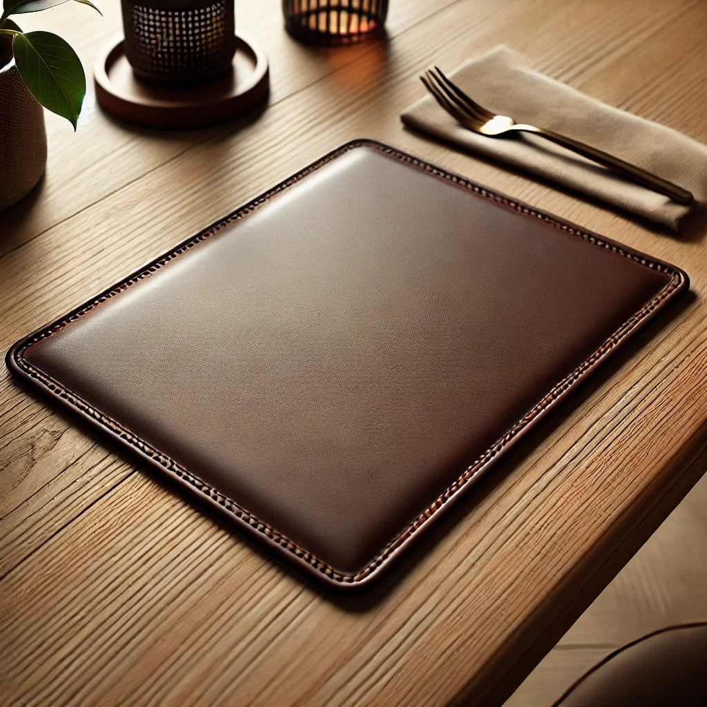 Leather Placemat.