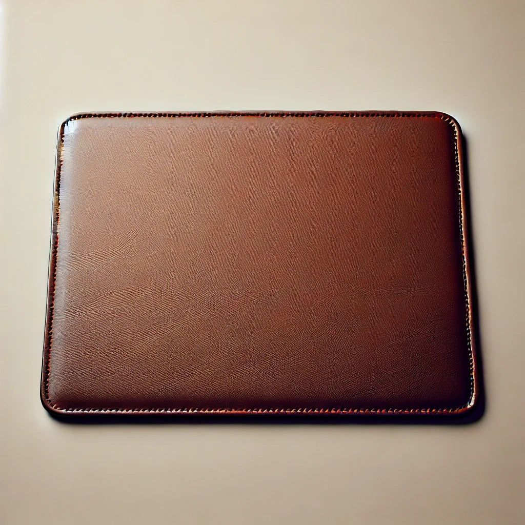 Brown Leather placemat
