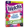 Welch's Fruit Snacks, Berries 'N Cherries, Soft Kids Snacks, 0.8 oz, 40 Count