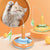 2-in-1 Feather Turntable Self-Play Toy for Cats