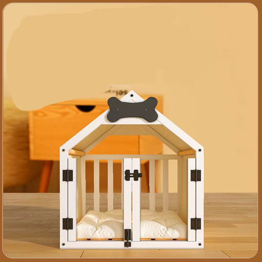 Indoor Solid Wood Doghouse