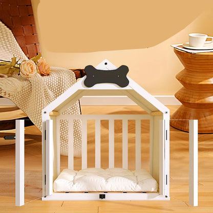 Indoor Solid Wood Doghouse