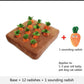 Carrot Plush Snuffle Mat & Chew Toy for Dogs