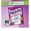 Welch's Fruit Snacks, Berries 'N Cherries, Soft Kids Snacks, 0.8 oz, 40 Count