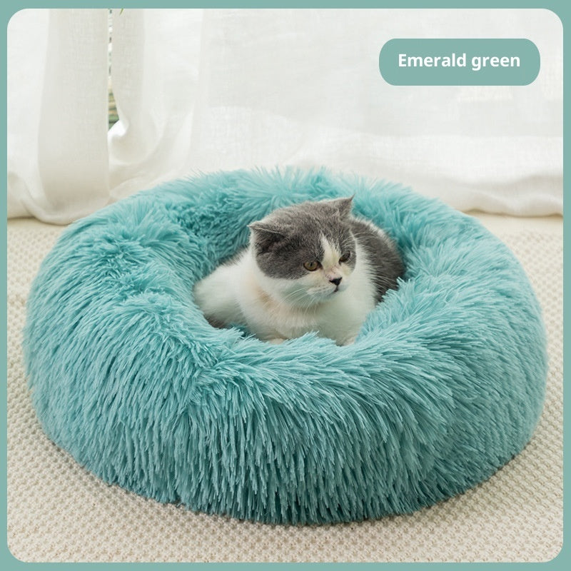 Plush Winter Warm Bed for Cats & Dogs